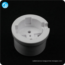 glazed ceramic wall socket porcelain parts for lamps European